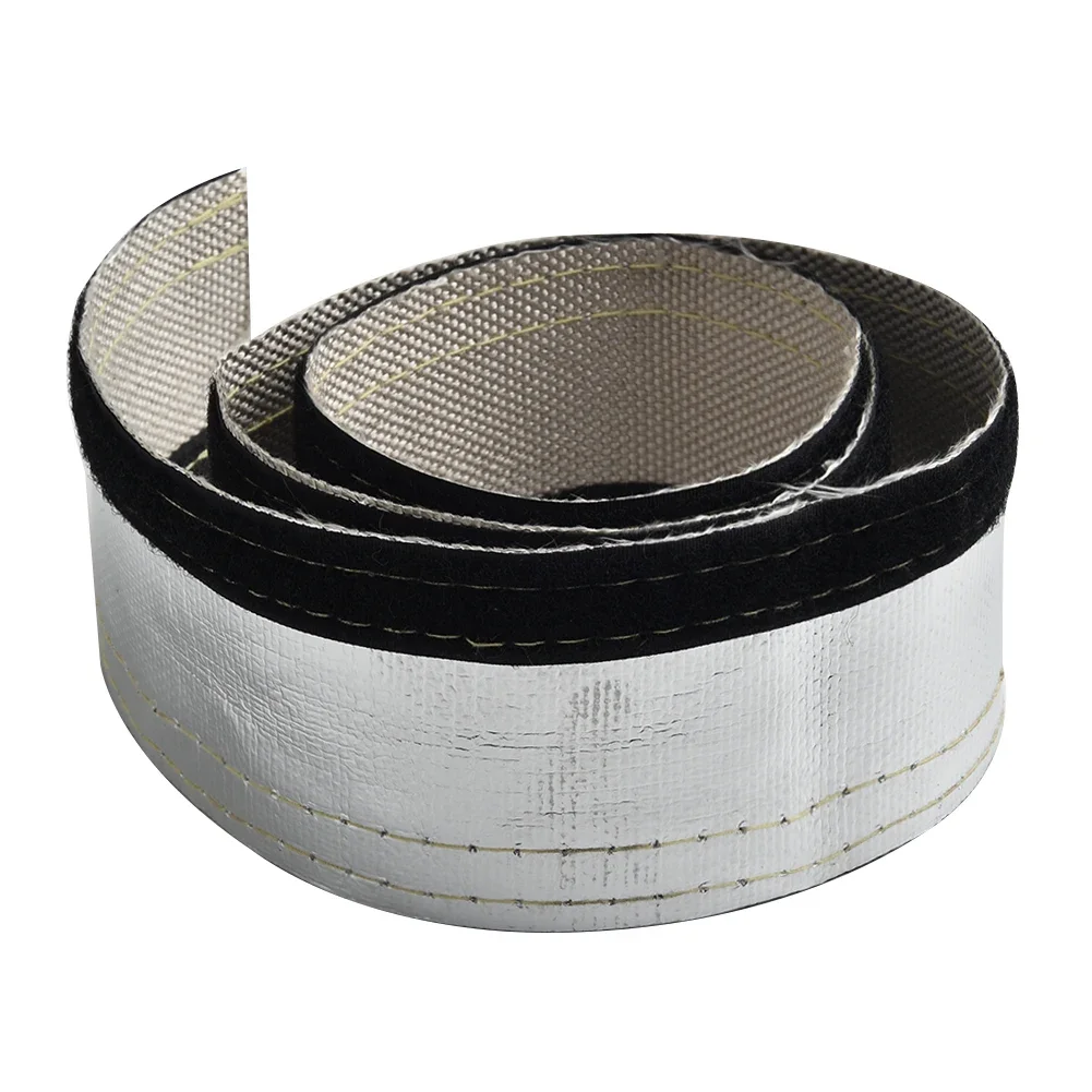 1M Metal Heat Shield Sleeve Insulated Wire Hose Cover Wrap Tube Thermal Insulated Sleeve Wire Cover 12mm Car Accessories