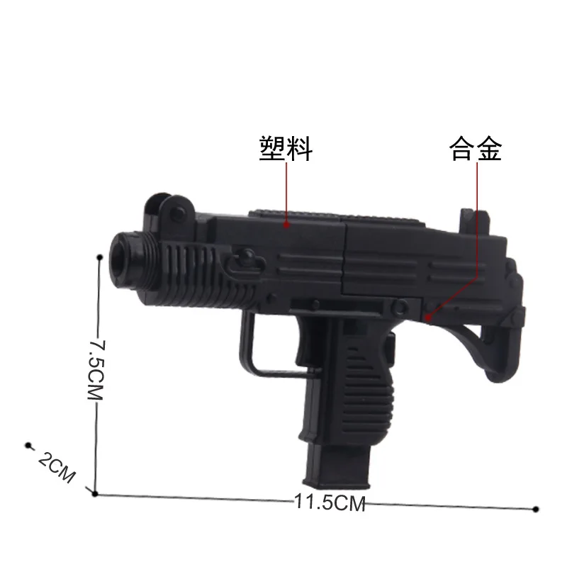 Mini pistolet TEC-9 P90 rewolwer zabawki pistolet Model dzieci zabawki miękki pocisk może strzelać pistolet maszynowy broń dla chłopców Party Favor