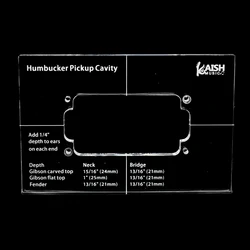 Acrylic Humbucker Pickup Routing Template Pickup Templates for Guitar Body Rout Electric Guitar Parts Guitarra Electrica