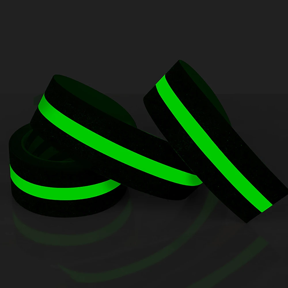 Ширина 50 мм, светящаяся лента из ПВХ, противоскользящая самоклеящаяся светящаяся лента, предупреждающий знак для лестницы, ванной комнаты, наклейки, украшение для дома своими руками