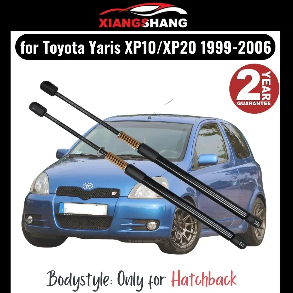 

2pcs Rear Tailgate Damper for Toyota Yaris (XP10/XP20) Hatchback 1999-2006 WITH SPRING Trunk Boot Gas Charged Gas Struts