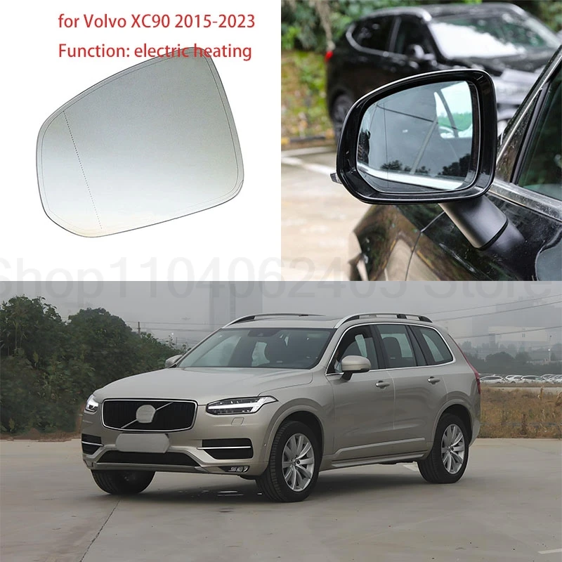 Para Volvo XC90 15-23 espejo retrovisor calefacción vidrio accesorios de automóvil {Nota no punto ciego)