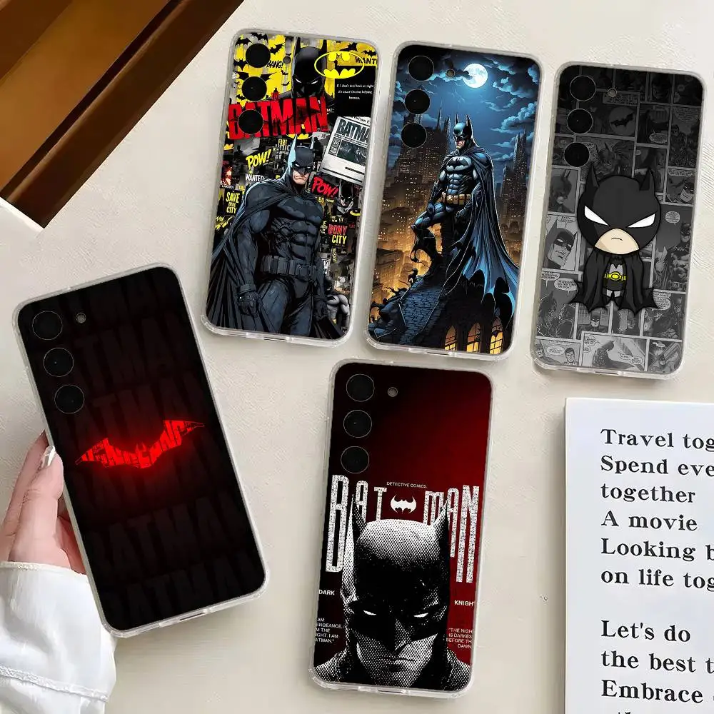 Classic Movie-B-batmanS Cool For Samsung Galaxy A52 A12 A51 S21 Edge S22ULTRA S23 S20LITE Plus Ultra Transparent Cover