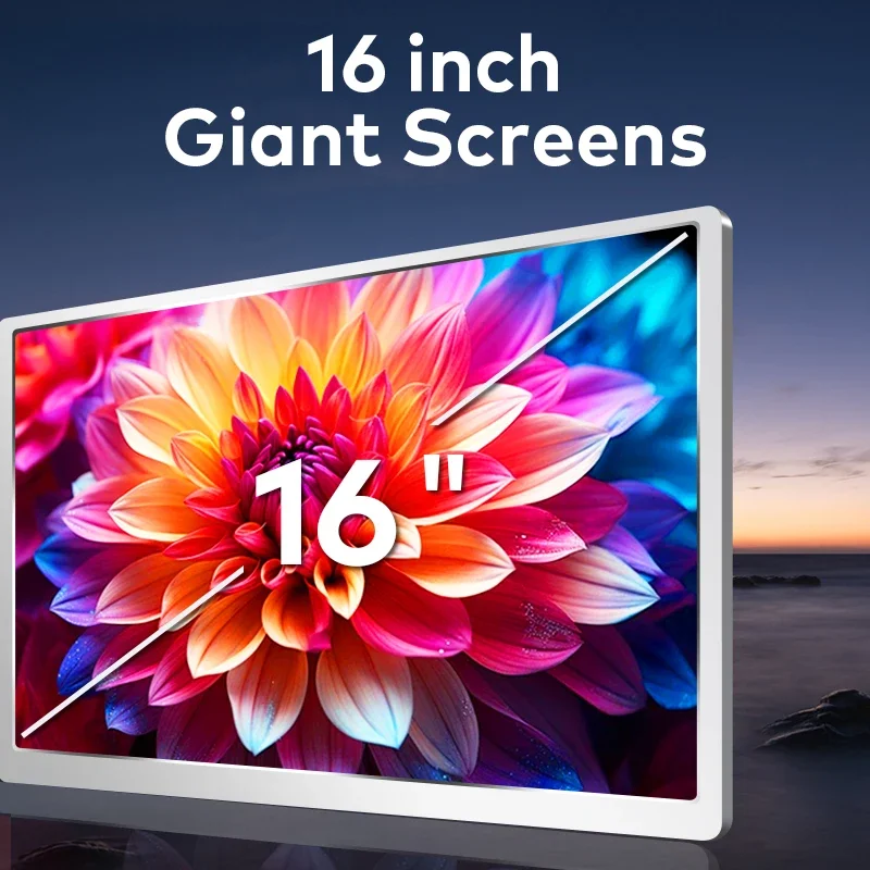 Fopo S788 16-Zoll Quad Monitor IPS Panel Typ C Schnittstelle Laptop-Bildschirm-Extender