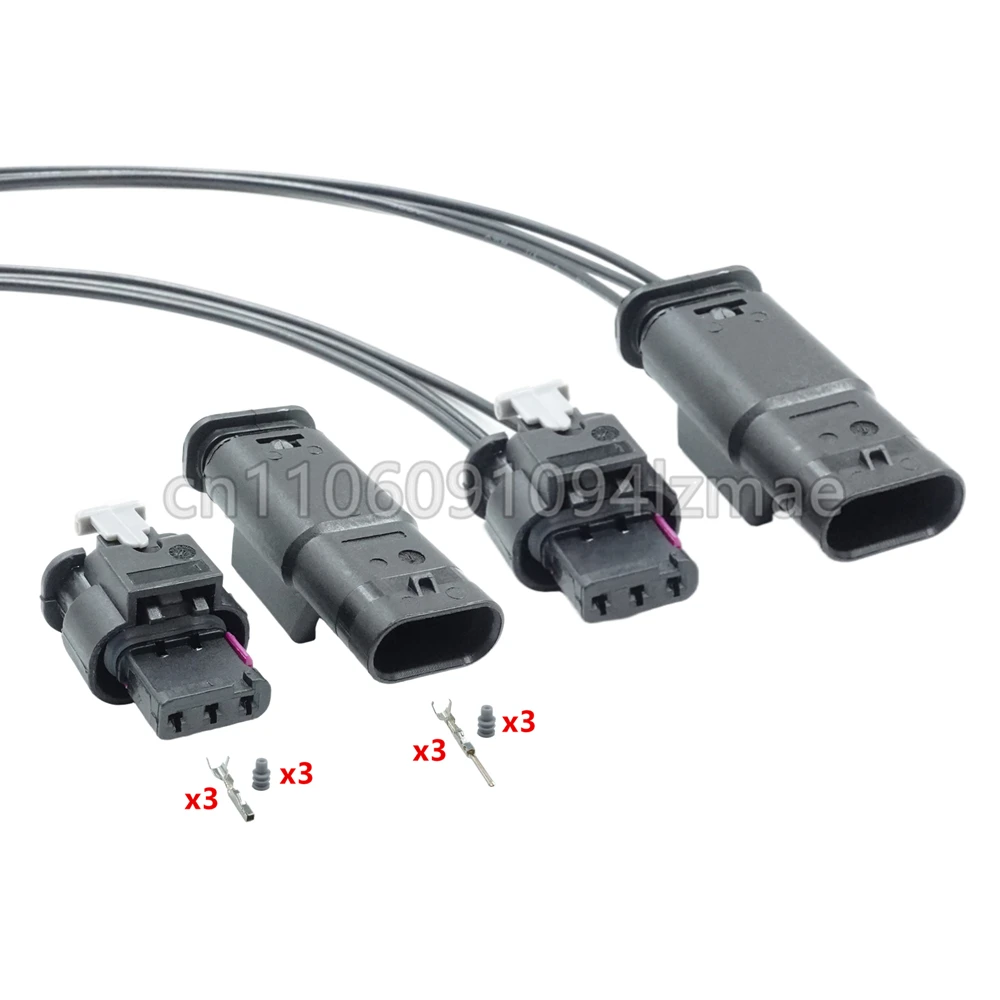 

3-контактный автоматический разъем, автомобильный реверсивный кабель, разъем для VW Audi 1718653-1 1-1718644-1 1-1703494-1 2-1718652-3 4F0973703