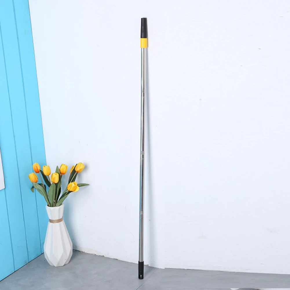 Telescopic Ceiling Paint Roller Extender Pole Portable Home Cleaning Brush for Tiles Walls Floors 4 Section Rod