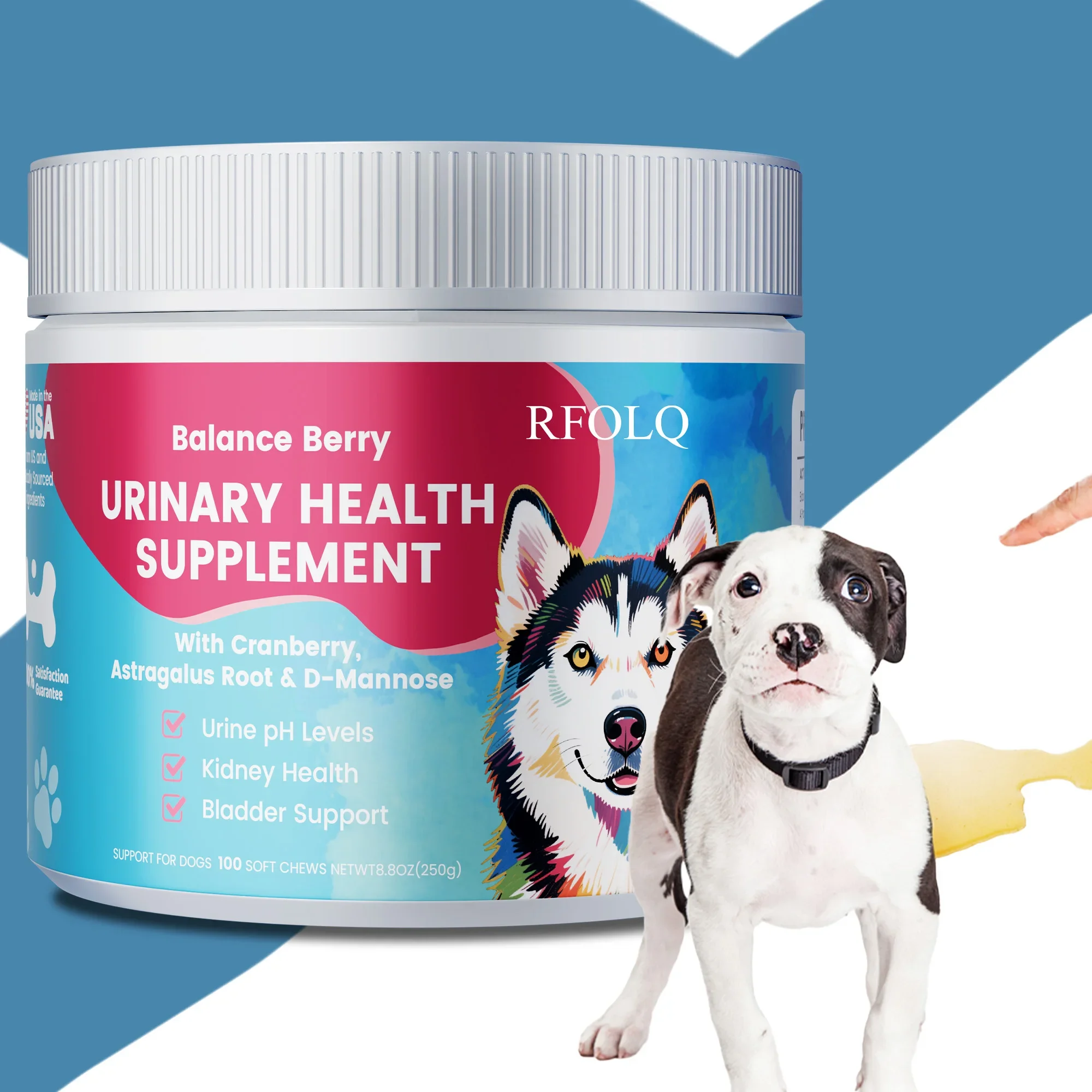 

Urinary Tract Health for Dogs - Reduce Urinary Tract Infections, Maintain Bladder Health, Reduce Incontinence, Bladder Stones