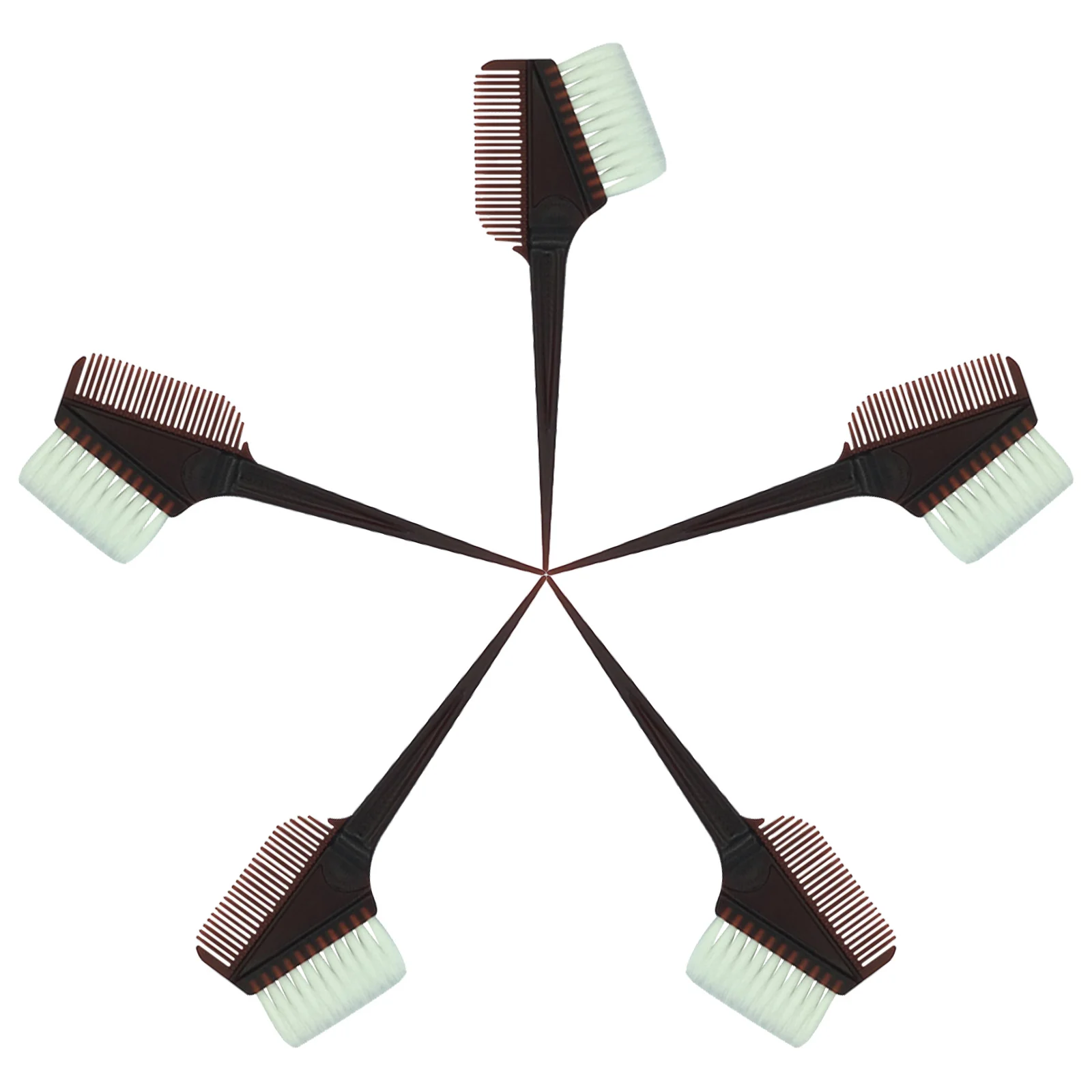 5Pcs Hair Dye Comb Kit Plastic Durable Professional Salon Home Use Hair Coloring Bowl Brush Easy Carry Convenient - Image 2