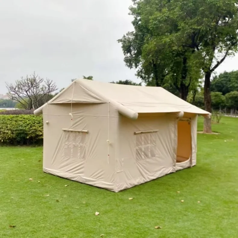 

ODM Wholesale Inflatable Air Tent Waterproof 4 Season Camping House Tent Custom Automatic Outdoor Tente De Camping