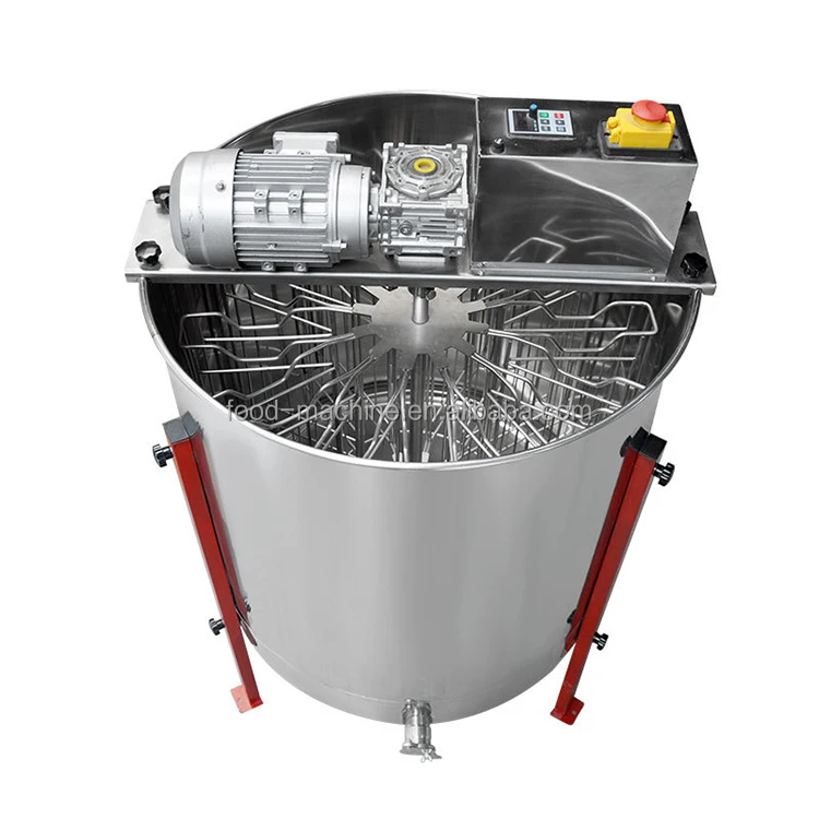 آلة معالجة هز العسل الكهربائية الأوتوماتيكية التجارية المصنوعة من الفولاذ المقاوم للصدأ ذات 12 إطارًا #6