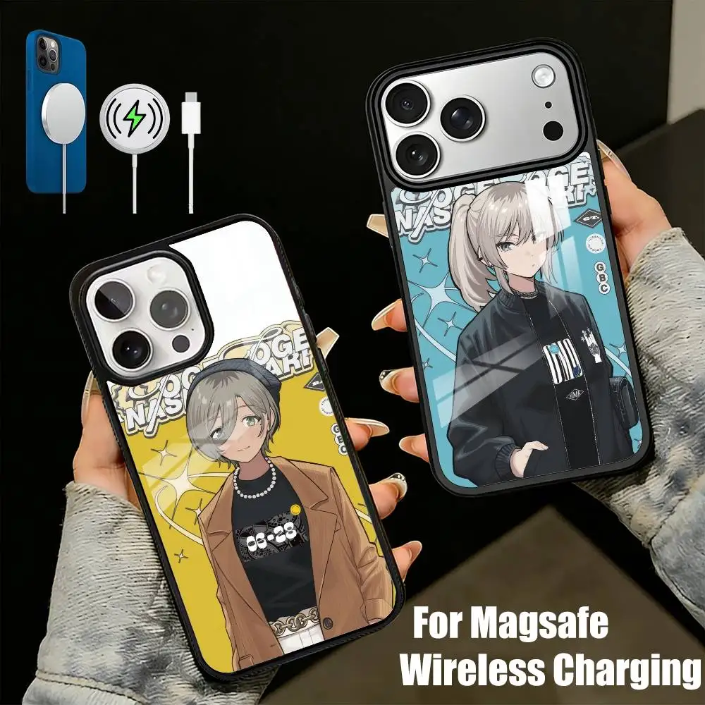 

Anime G-GIRLS BAND C-CRY Phone Case For iPhone17,16,15,14,13 Plus,Pro Max Magnetic For Magsafe Wireless Charging