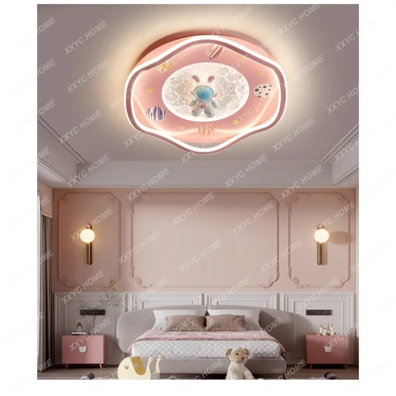 Children's Room Ceiling Lamp Modern Simple and Fashionable Creative Bedroom Girl Intelligent Full Spectrum