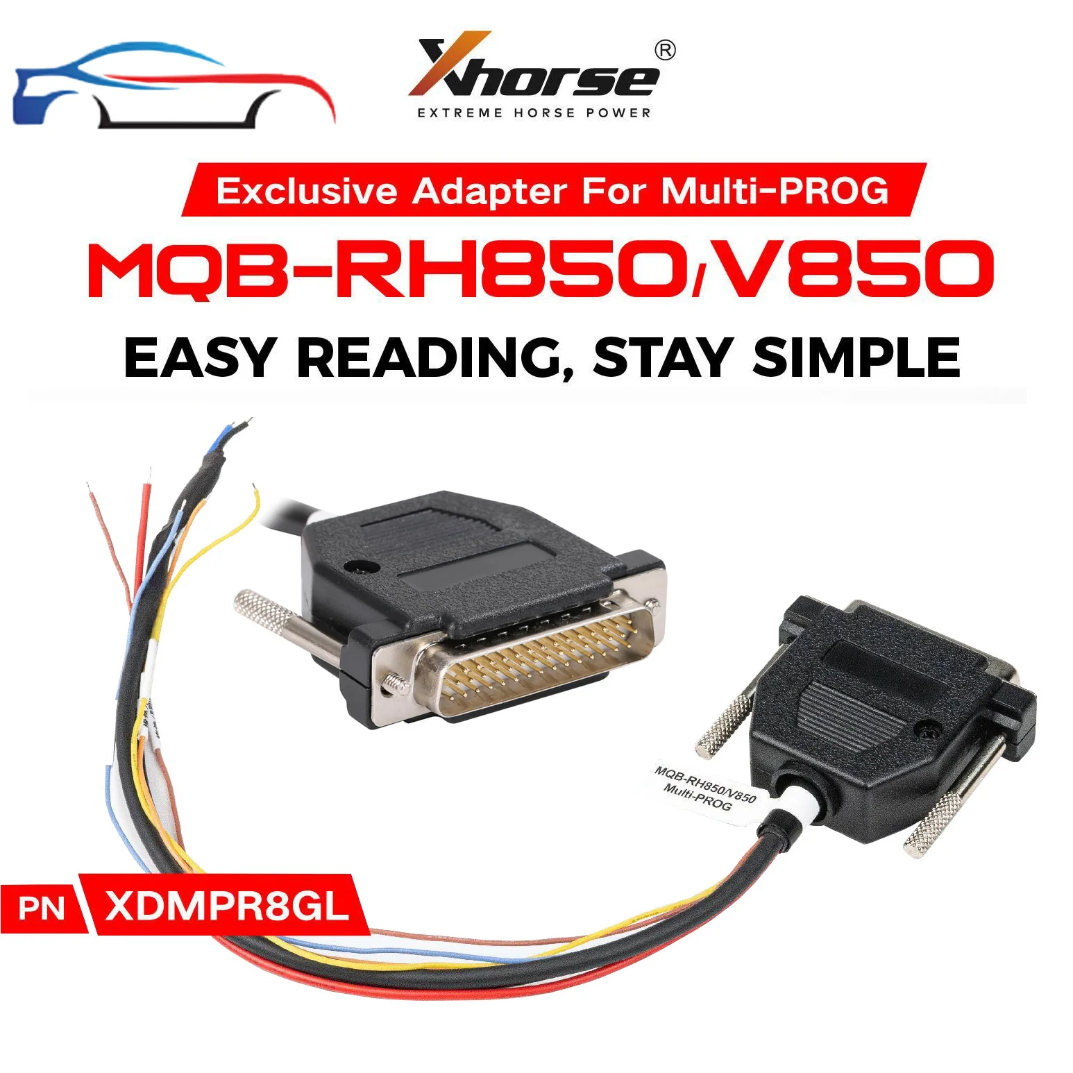 

Xhorse XDMPR8GL MQB-RH850/V850 Кабель-адаптер для программатора Xhorse Multi Prog Pro-level