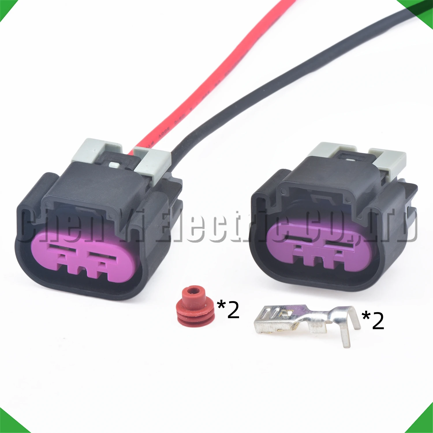 2 Pin Automotive Connectors Electronic Fan Sensor Wire harness Plug 15454358 For Cadillac Escalade ATSL CT6 XTS XT4 CTS SRX