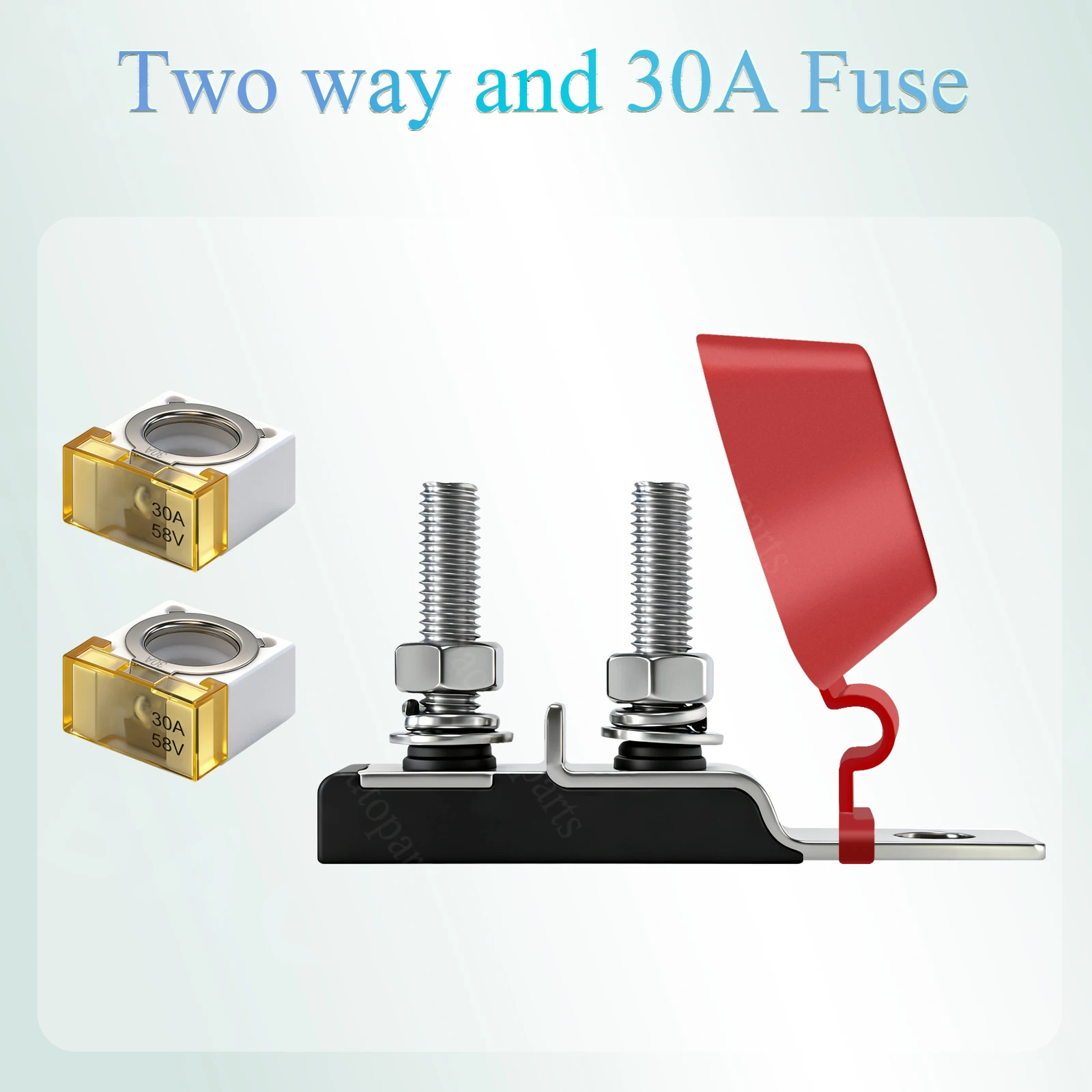 MRBF Terminal Fuse Block Kit – 58V, 150A Rating, PPS & Stainless Steel, Waterproof