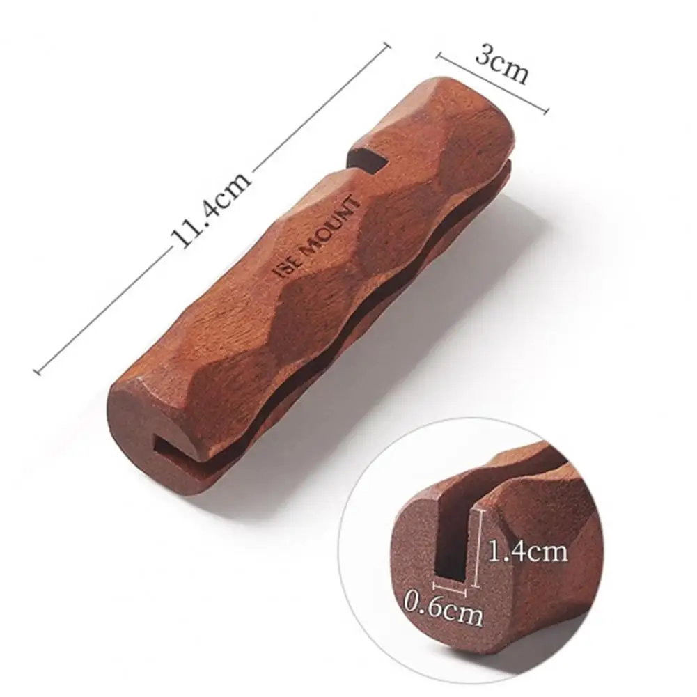 Sapele Wood Handle for Barbecue Heat Resistant Non-slip Pan Handle Grips for Skillets Pots Secure Grip for Bbq Camping Wooden