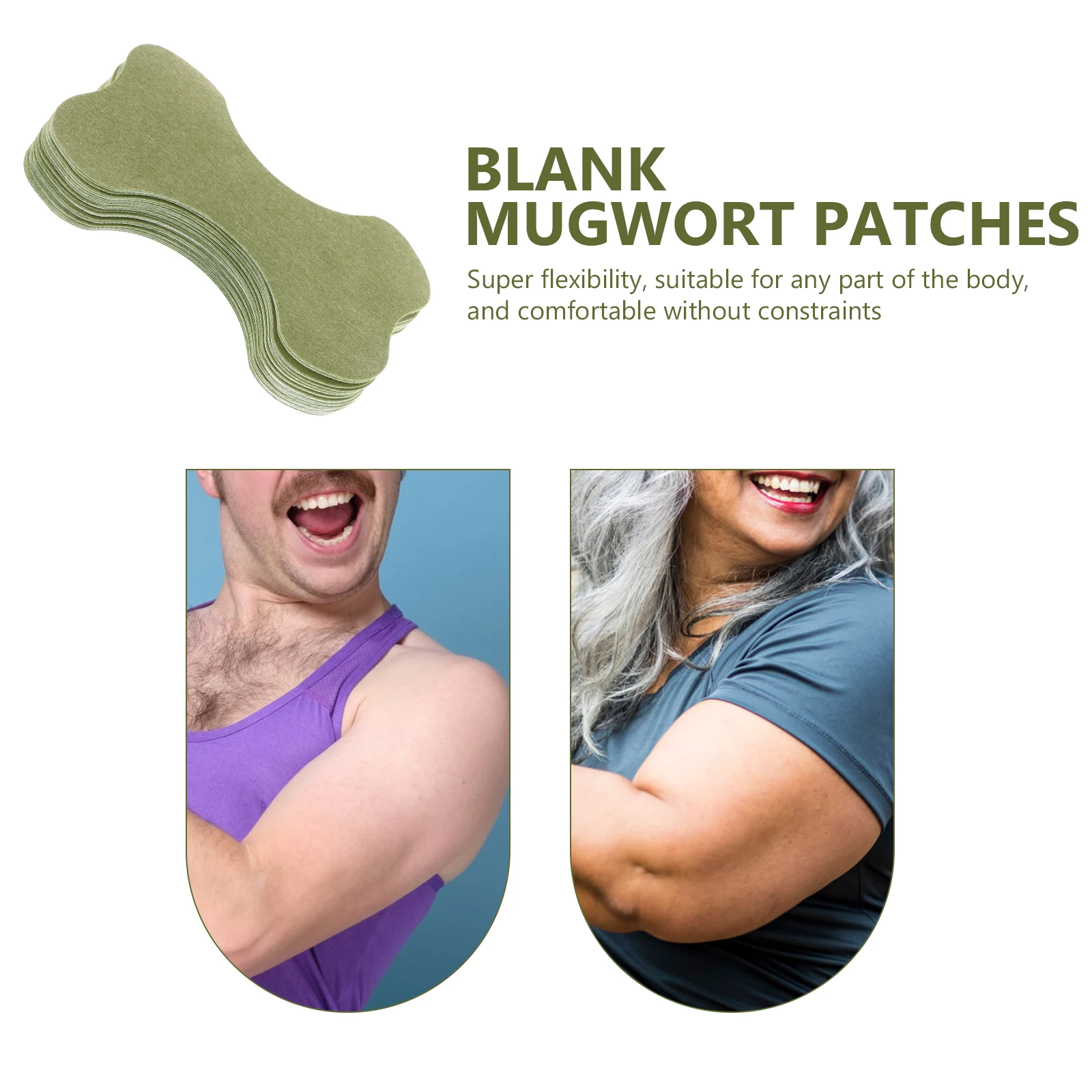 

30pcs Butterfly Arm Patches Household Moxa Stickers Portable Mugwort Patches Blank Refillable Skin-Friendly