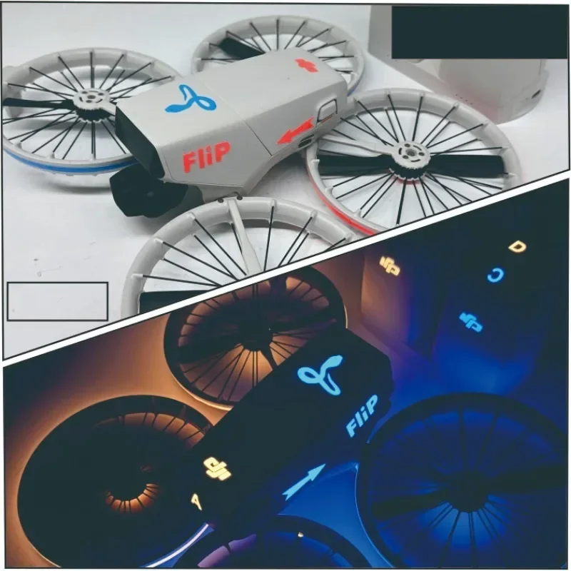 For DJI Flip Drone Luminous Stickers Decoration Decals Skin Anti-Scratch Protective Film Night Safety Cool Flight Accessories