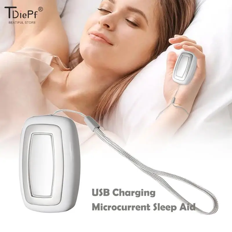 1Set USB Charging Microcurrent Holding Sleep Aid Instrument Hypnosis Instrument Massager and Relax Pressure Relief Sleep Device