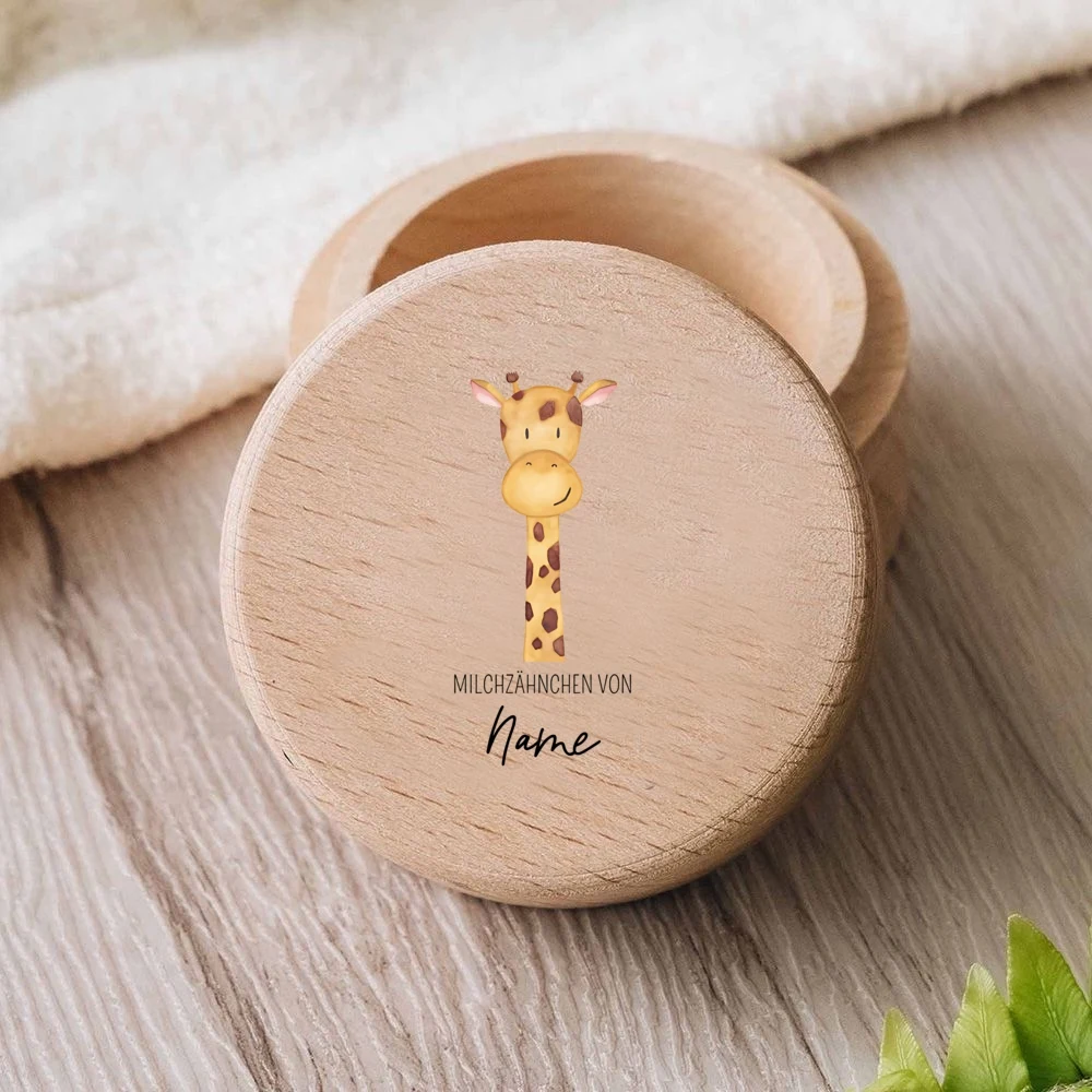 Customized Name Baby Tooth Box Baby Gift Birth Personalized Boys and Girls Wooden Trinket Child Tooth Fairy Box Christening Gift