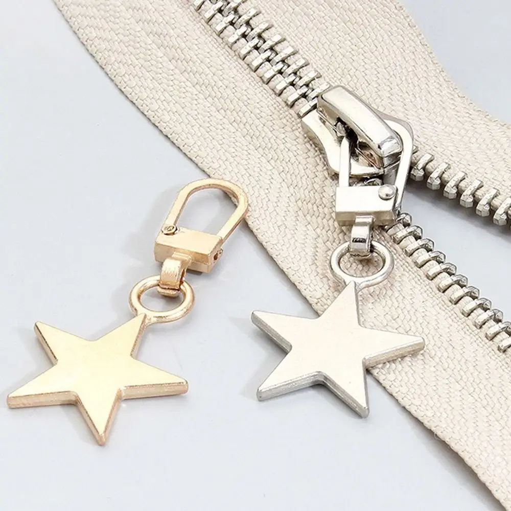 Replacement Metal Zipper Pullers Detachable Zipper Sliders Head Zip Fastener Backpacks Purses Repair DIY Sewing