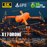 JJRC X17 Drone With 6K HD 2-Camera GPS 360° Obstacle Avoidance 3-Axis Gimbal Drone 5G WIFI FPV  Aircraft RC Quadcopter Toy