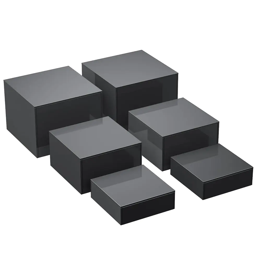 

Buffet Risers, Food Risers For Buffet Table, Display Stand Shelf For Catering Dessert Collectibles Figures, Acrylic Cube