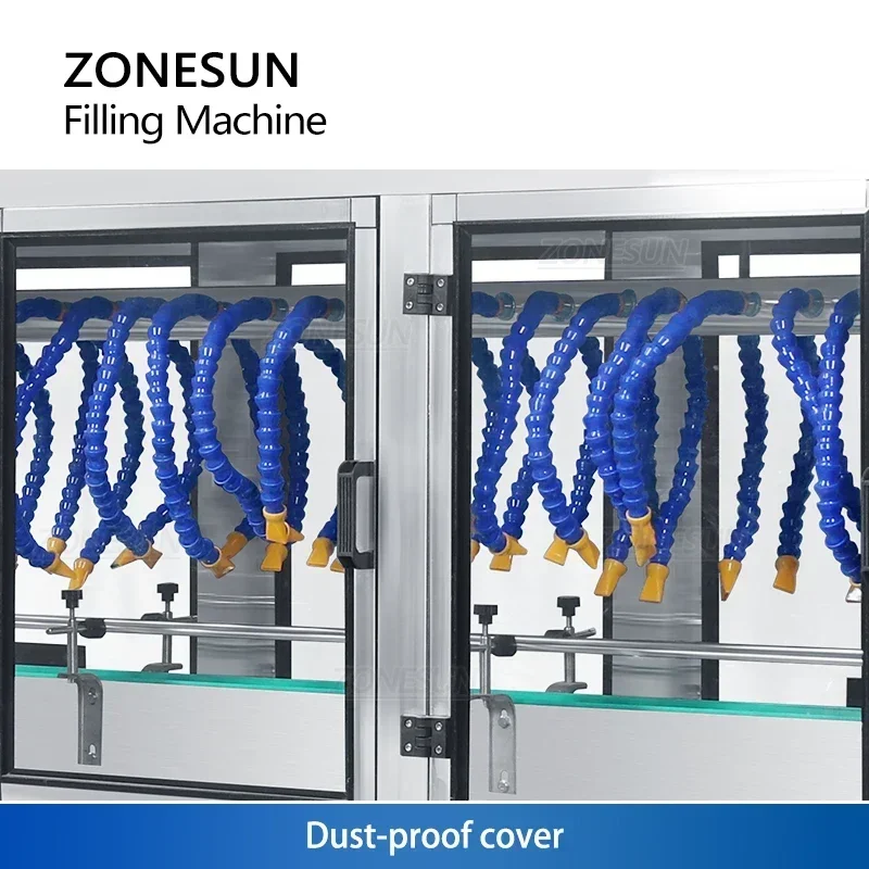 ZONESUN مجفف الزجاجات الأوتوماتيكي ارتفاع ضغط الهواء الساخن تهب آلة تجفيف المشروبات معدات خط إنتاج ZS-BDM4000