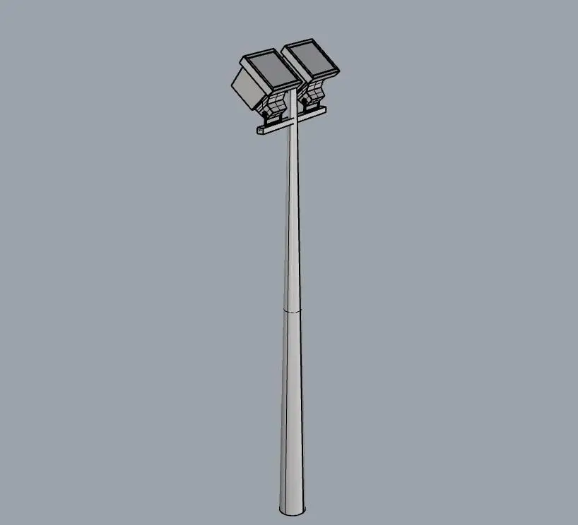 Premium 20-25 Meter High Mast Pole Flood Lights with COB LED Chip IP65 Rating for Stadium Soccer Field & Airport Parking Lot