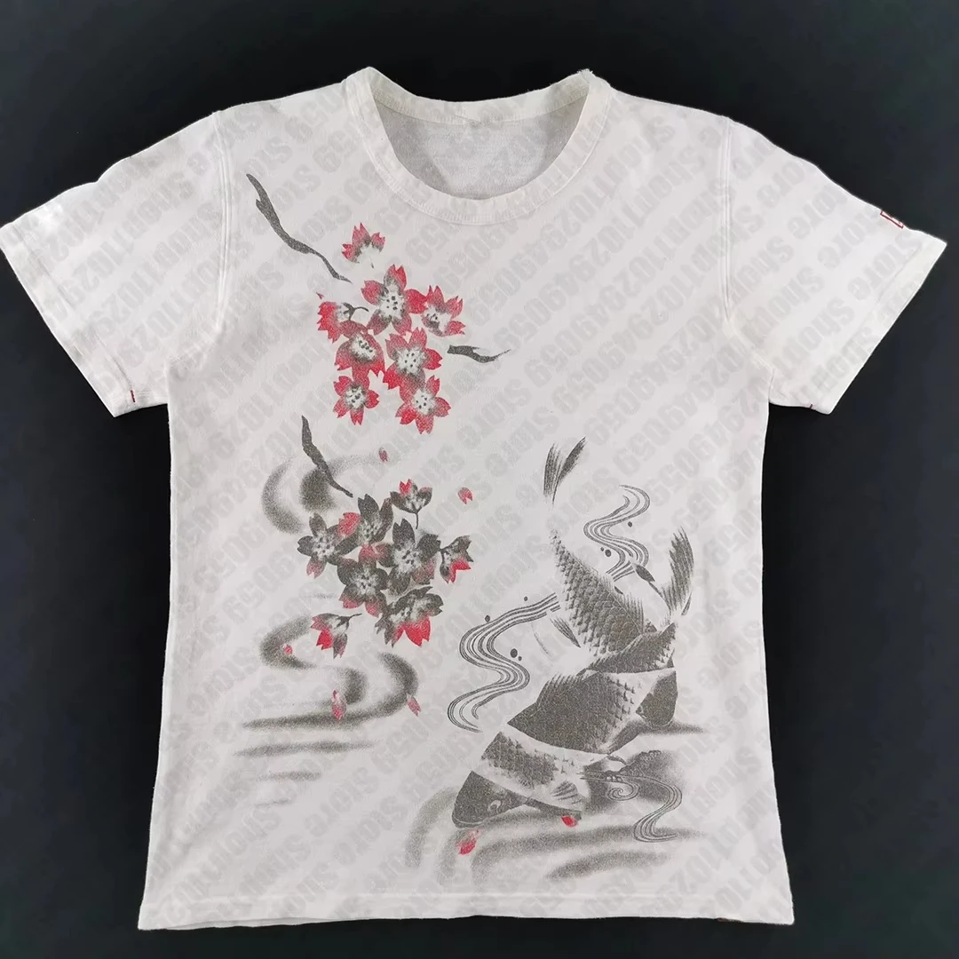 

Aesthetic Women Floral Print T-Shirt Casual Breathable Soft Oversized Short Sleeve Streetwear Unisex Grunge Vintage Crop Top