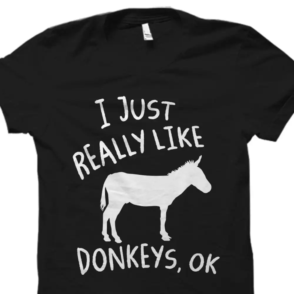 Donkey T Shirt Lover Farm Girl Cowgirl Os1067