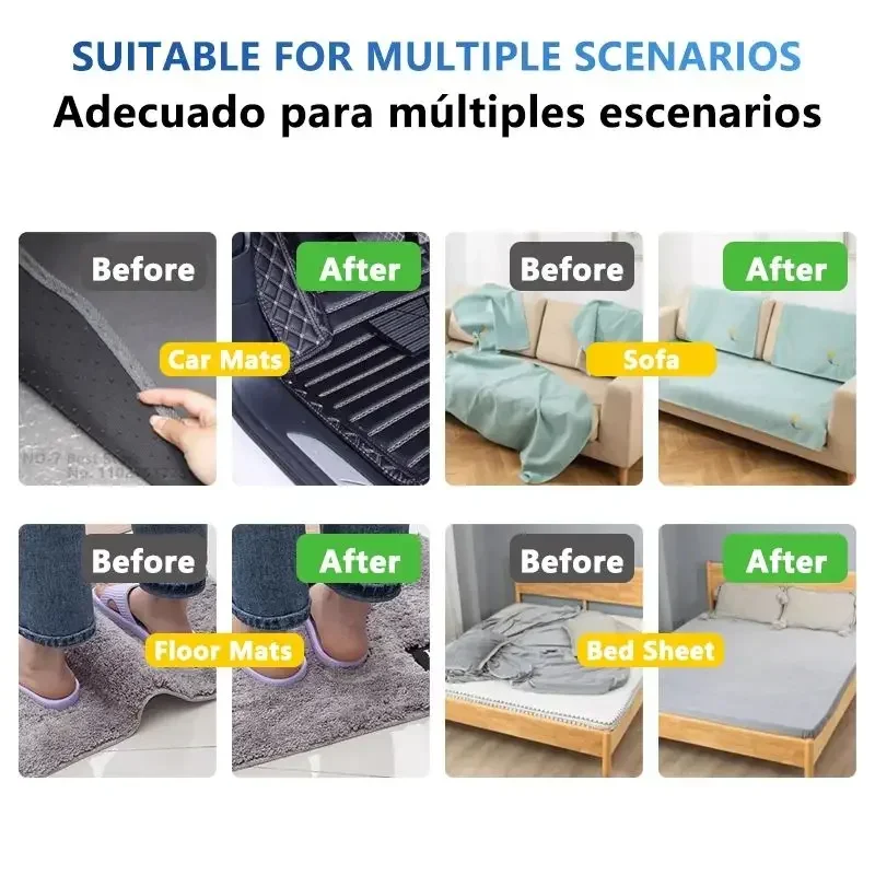 شريط تثبيت ذاتي اللصق، ملصق تثبيت السجاد القوي للغاية، شريط لاصق للسيارة ذو خطاف وحلقة مزدوجة الجانب ثابت