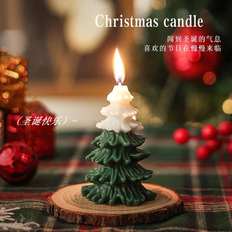 

Matarile Plant extracts essential oils candles Christmas tree shapes aromatherapy candles Christmas decorations Christmas gifts