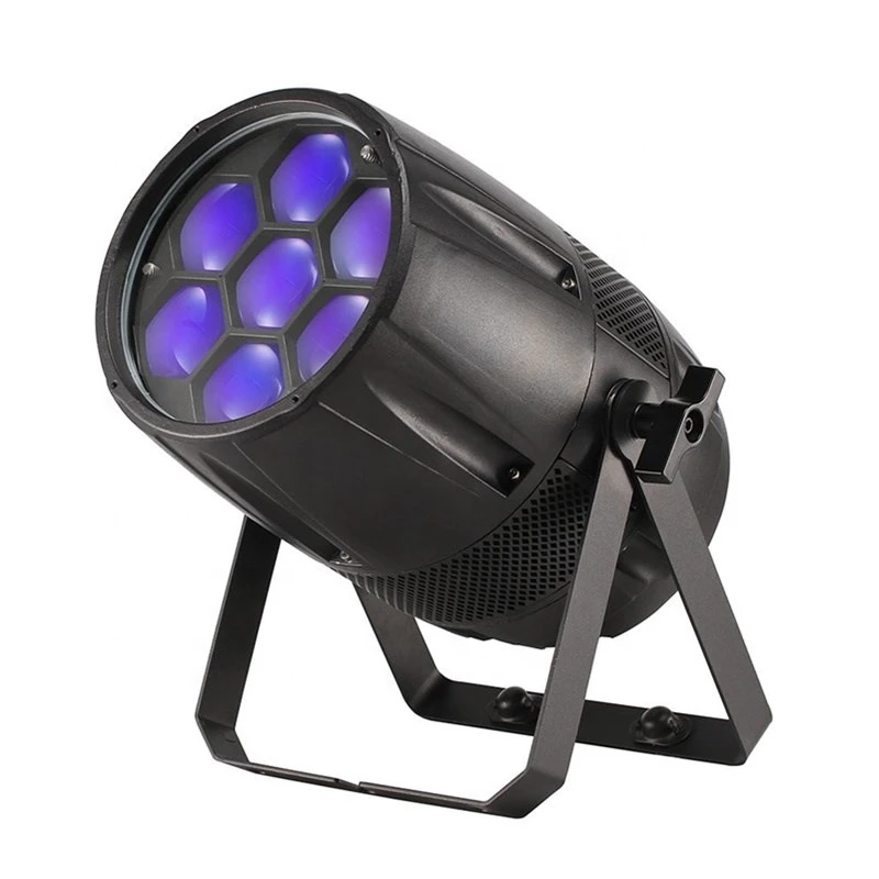 4pcs waterproof IP65 night club 7x40W RGBW 4IN1 led par light stage outdoor par led zoom wash beam uplights