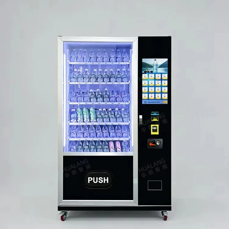 FOODLINE Customized Hot Trends Smart Control Cashless Vending Machine Refrigerated Soda and Snack Vending Machine for Retail