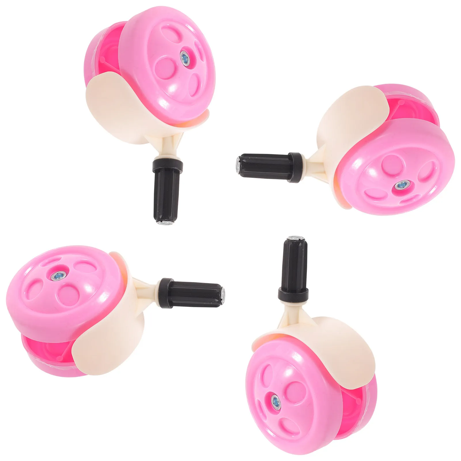 

4Pcs Baby Walker Wheels Replacement Parts Silent Smooth Rolling Swivel Casters for Drive Walker Infant Mobility Aid