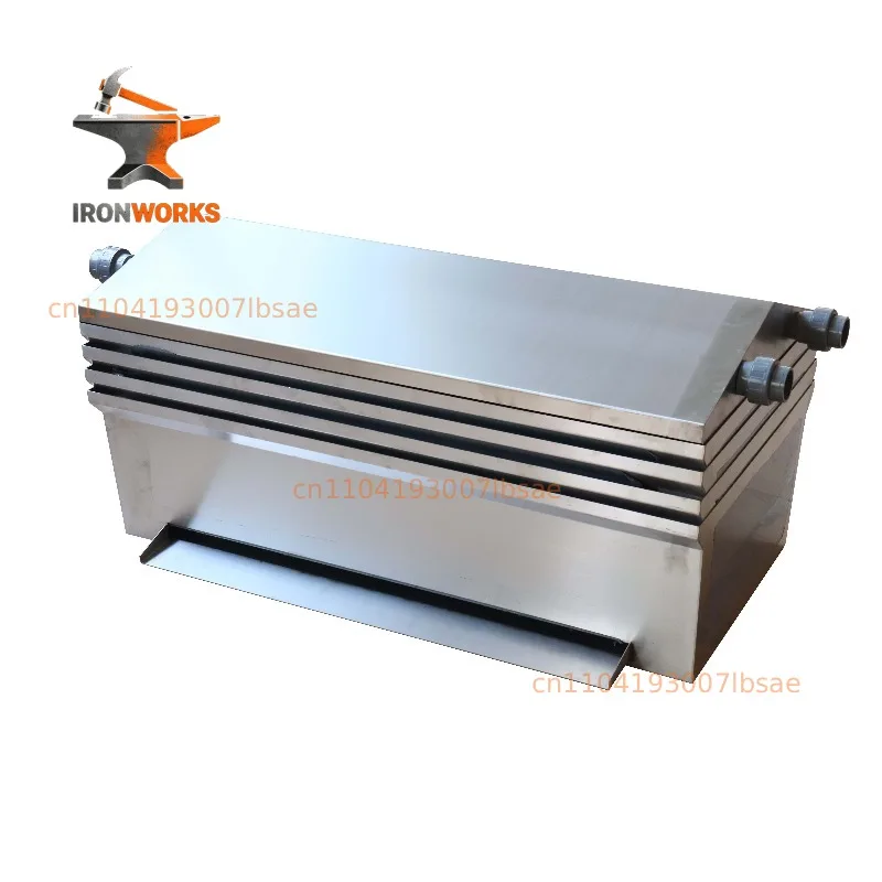 2640 Gal/h Media Trickle Tower Filter Garden Fish Pond Filter Stainless Steel  Shower Filter for Koi Pond