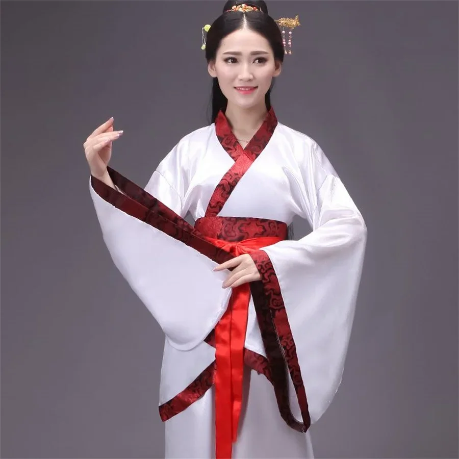 

Chinese silk robe Costume Girls Women Kimono China Traditional Vintage Ethnic antique dress Dance Costume Hanfu chinese clothe