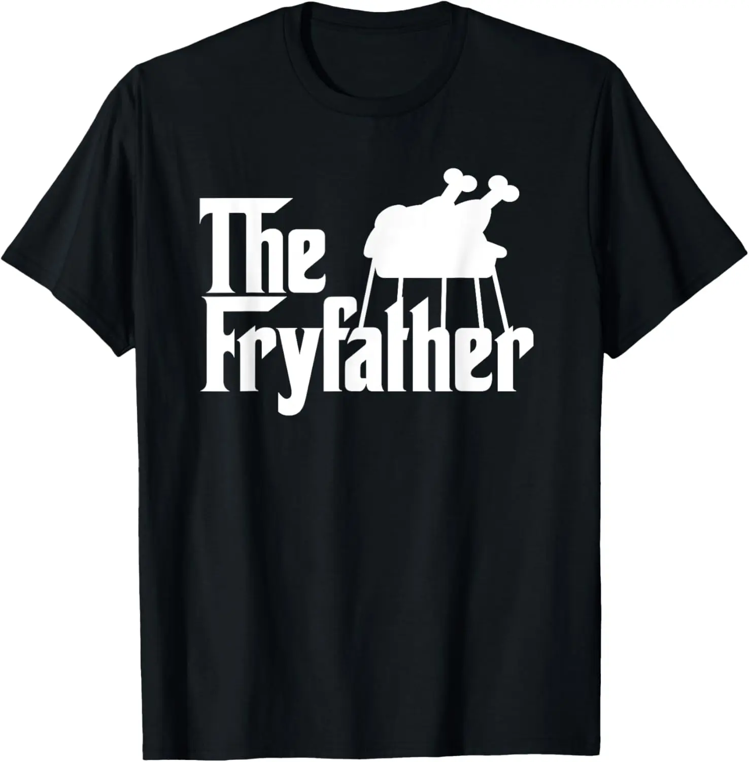 

Новинка, подарочная футболка с мем-мемом The Fryfather Cooking Turkey Fry