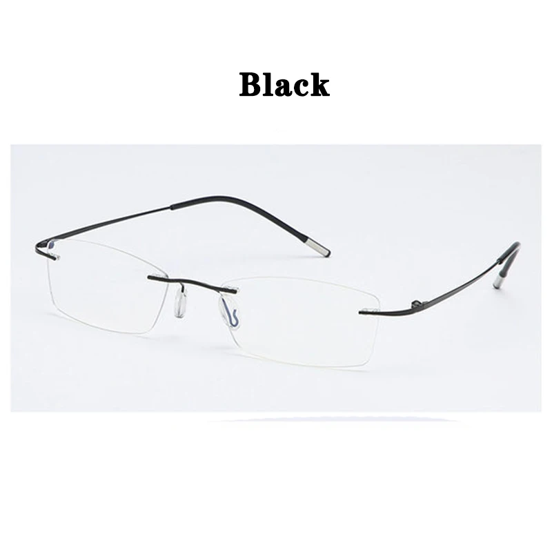 Mann Randlose Lesebrille Frauen Blau Licht Blockieren Lesebrille HD Linsen Presbyopie Brillen Rahmenlose Presbyopie Brillen – Detail 16