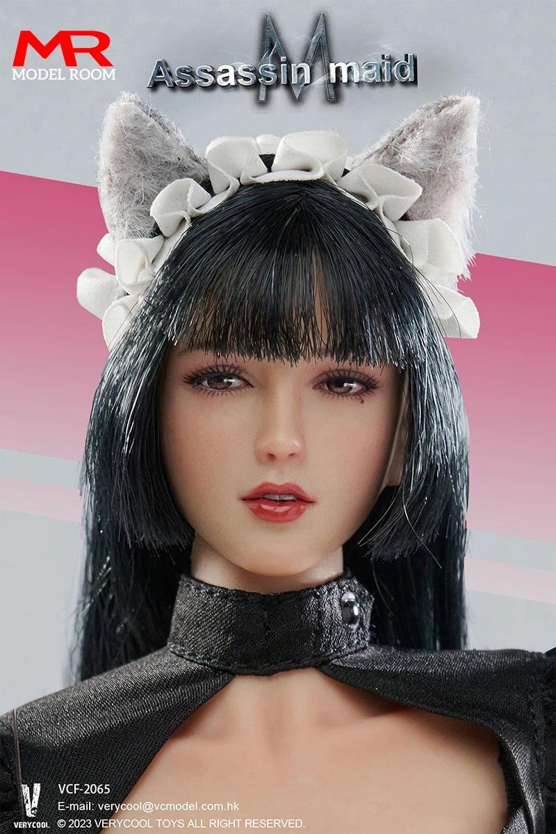 2024 Q1 VERYCOOL VCF-2065 1/6 Assassin Maid Michelle Action Figure 12-inch Female Medical Silicone Body Full Set Collectible Toy