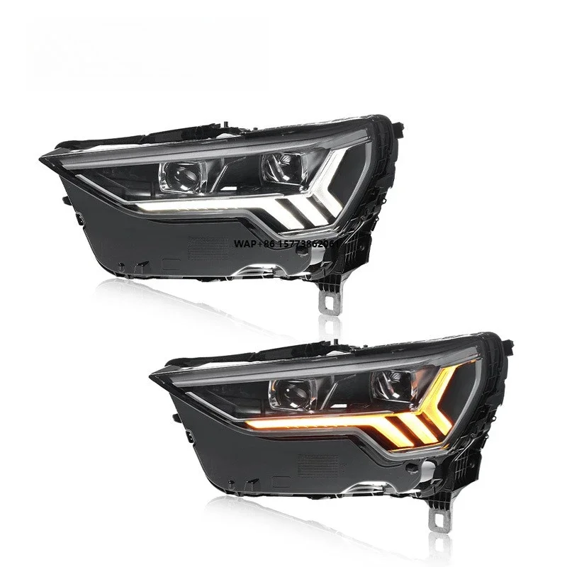 

1 шт. для модификации фар A6: матричная светодиодная лента C8 с пятью полосами, низкопрофильная, высококачественная, с динамическим световым потоком