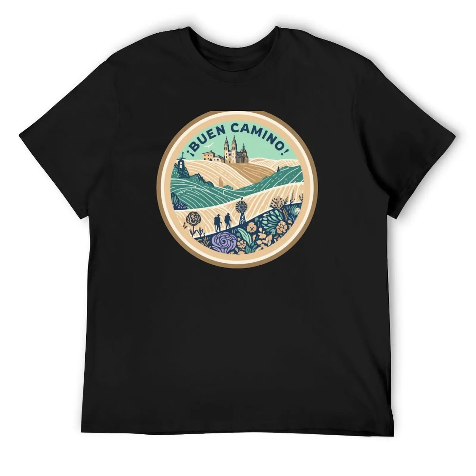 

Buen Camino - Camino de Santiago - Shirt, Sticker, Mug, Hat, Hoodie, Pin, etc T-Shirt