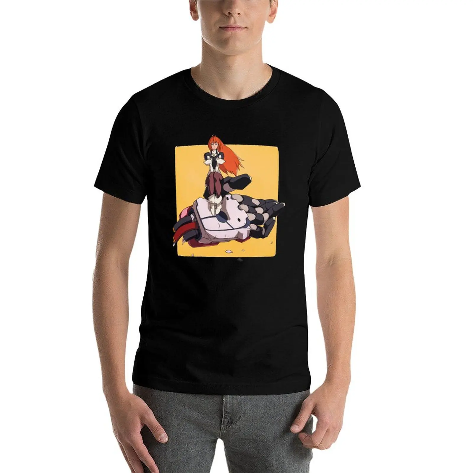 Xenogears Elly robot T-Shirt Classic Basic Casual T-Shirt - view 3