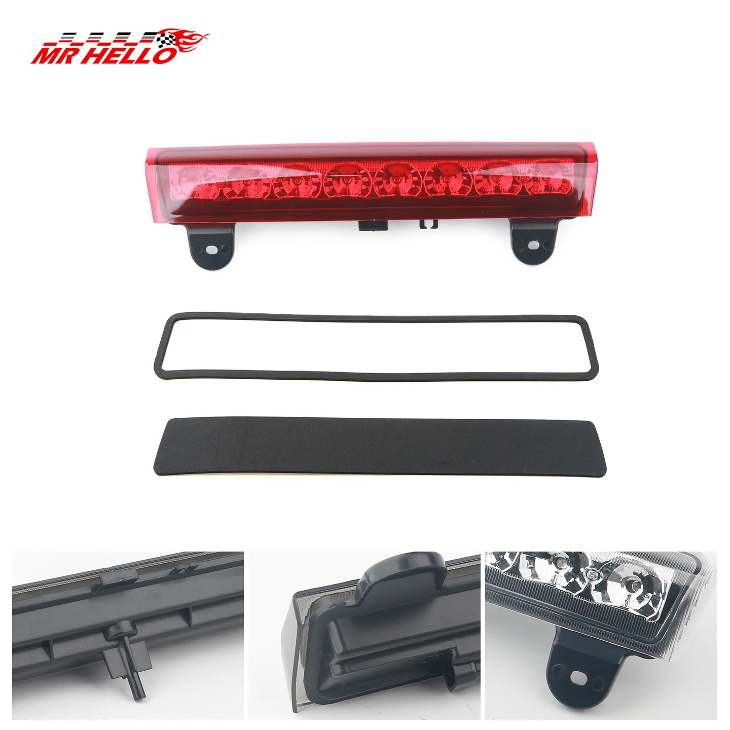 

For 2000-2006 Chevy Tahoe Suburban 1500 2500 GMC Yukon XL 1500 2500 LED Third Brake Cargo Light 15170955 02HLA4510ASM