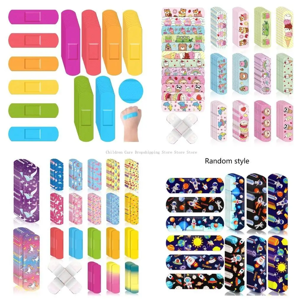 

50 шт. детские водонепроницаемые мультяшные клейкие повязки Woundplast для гемостаза