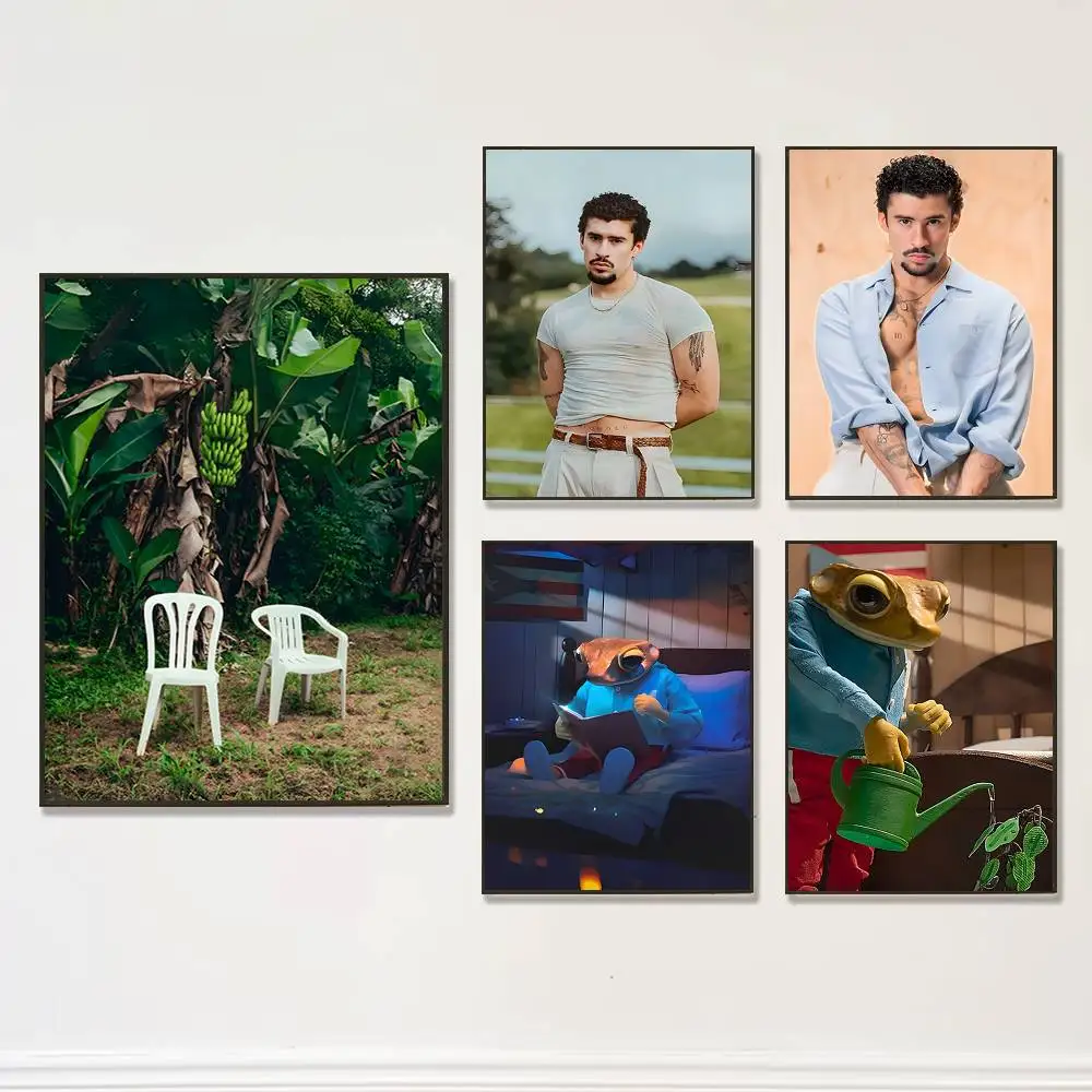 

Bad B-BunnyS DTMF Poster Prints Wall Art Picture Painting Gift Living Room Restaurant Bar Large Dec Sticker