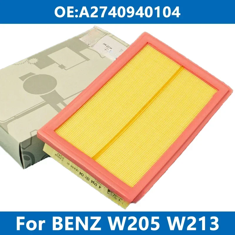 Car Air Filter Cleaner Element A2740940104 For Mercedes Benz W205 W213 X253 C180 C200 C300 E200 E300 GLC Coupe High Flow Intake