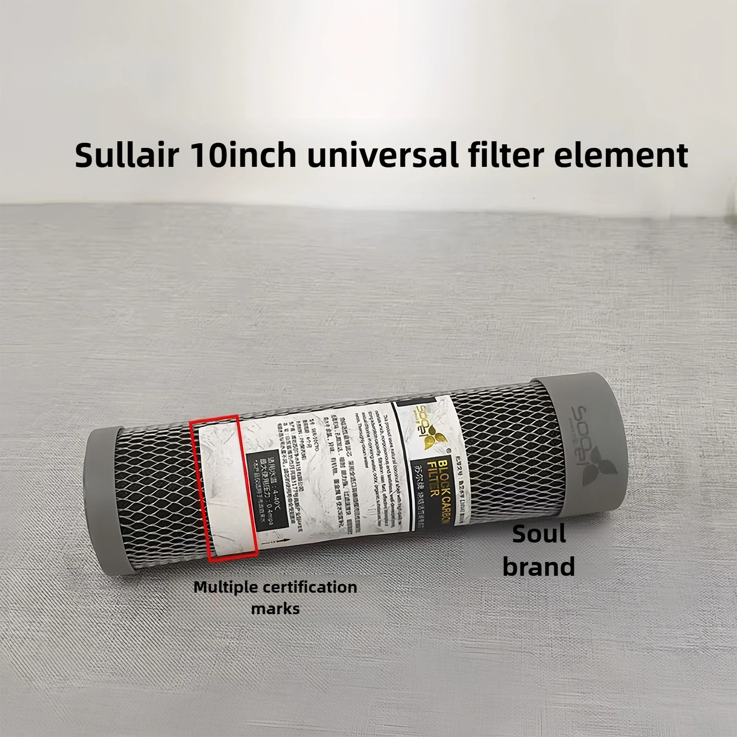10-Inch universal water filter element PP cotton coconut shell activated carbon T33 purifier accessories