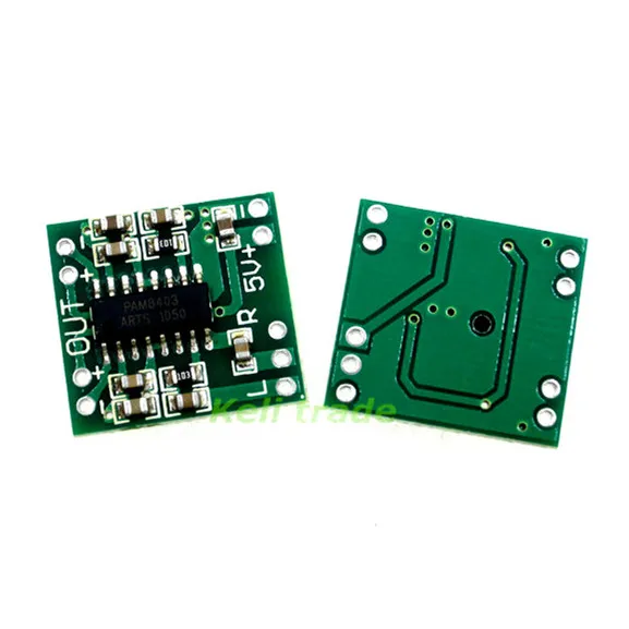 PAM8403 모듈 슈퍼 디지털 앰프 보드, 클래스 D 디지털 앰프 보드, 효율적인 2.5 5V USB 전원 공급 장치, 2*3W, 10 개
